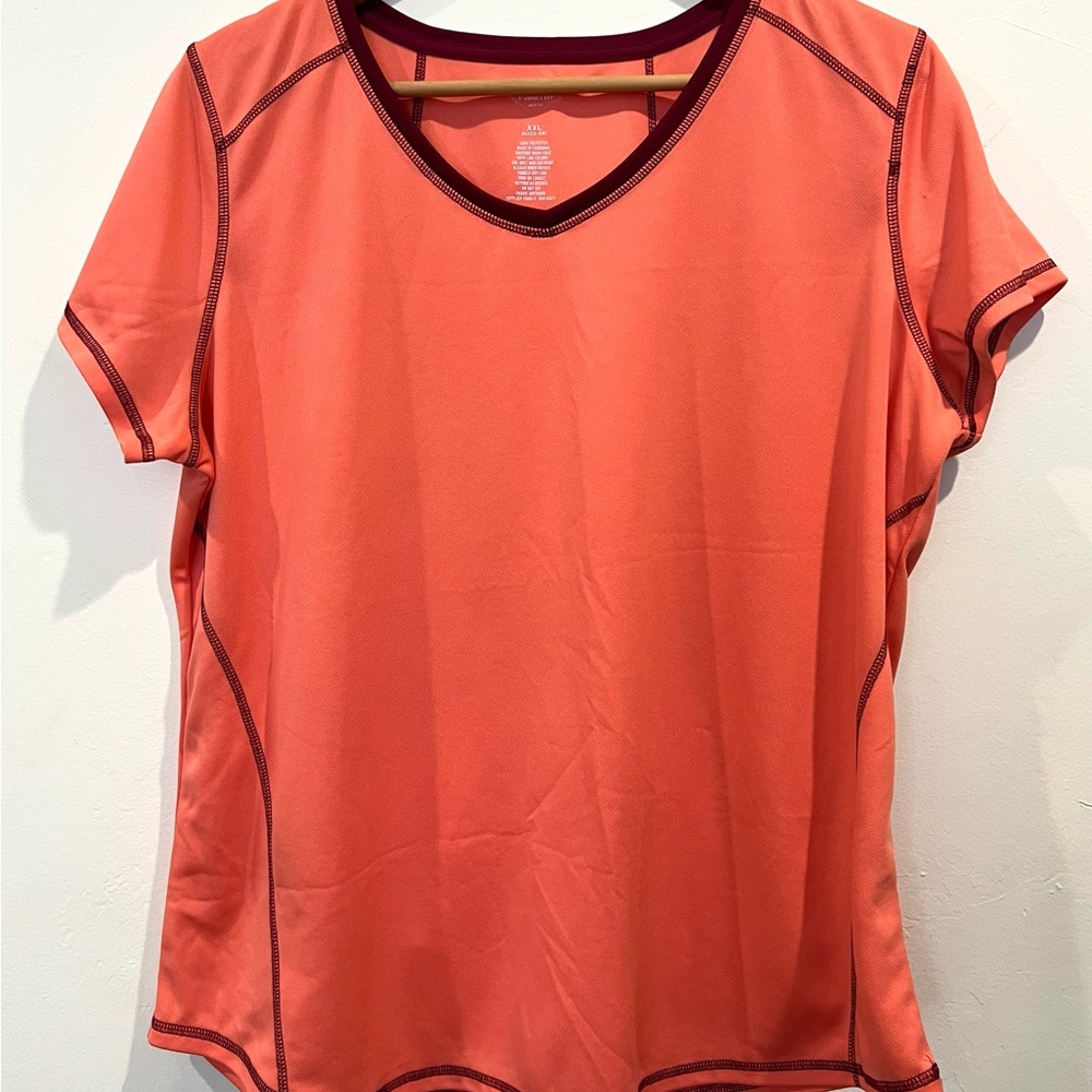 Women's Orange Athletic Top